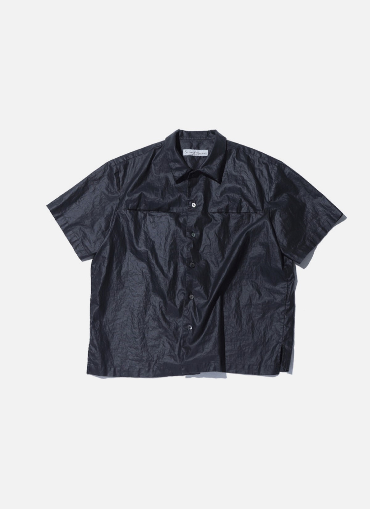 Waxed linen shirts black (Tailor made)